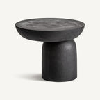 Mesa auxiliar Betroka — Madera suar negro