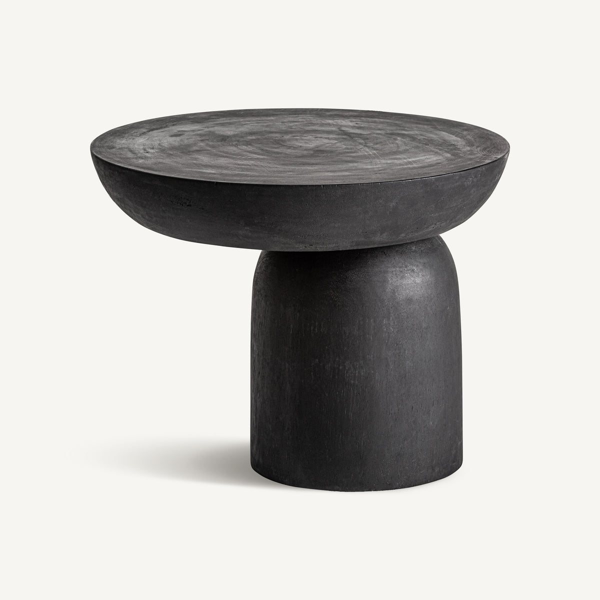 Mesa auxiliar Betroka — Madera suar negro