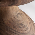 Mesa auxiliar Bezaha — Madera suar marrón