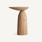 Mesa auxiliar Breil — Madera de mango marrón claro