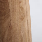 Mesa auxiliar Breil — Madera de mango marrón claro