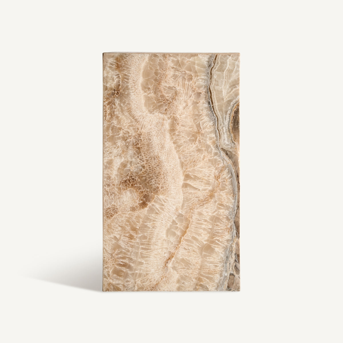 Mesa auxiliar Catheka — Onix beige