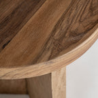 Mesa auxiliar Cotard — Madera recuperada marrón