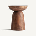 Mesa auxiliar Ejeda — Madera suar marrón