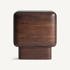 Mesa auxiliar Flers — Madera de acacia marrón