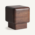 Mesa auxiliar Flers — Madera de acacia marrón