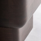 Mesa auxiliar Flers — Madera de acacia marrón