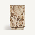 Mesa auxiliar Grov — Mármol beige