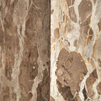 Mesa auxiliar Grov — Mármol beige