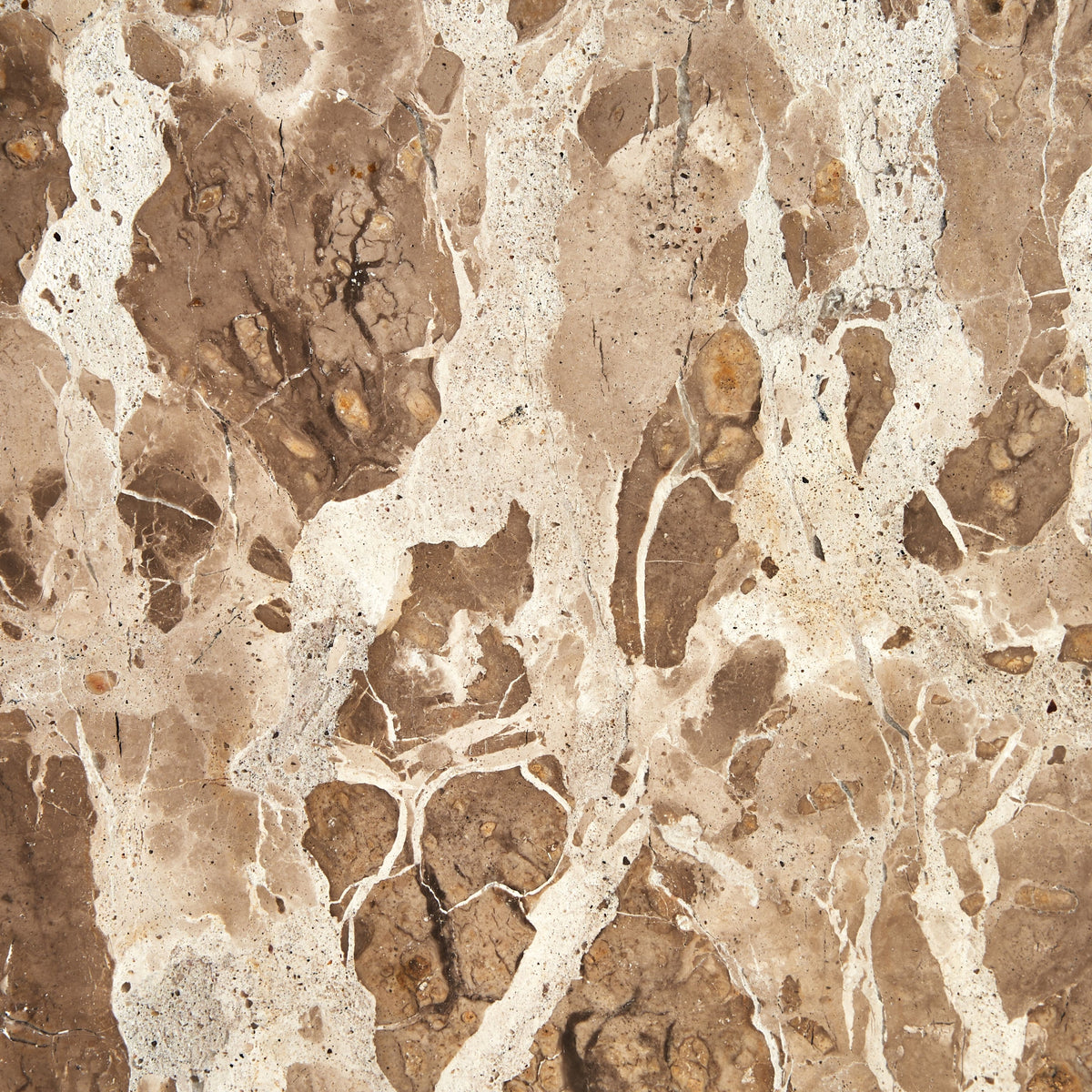 Mesa auxiliar Grov — Mármol beige
