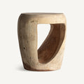 Mesa auxiliar Krania — Madera suar marrón