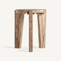 Mesa auxiliar Lux — Madera de teca marrón