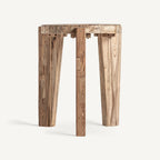 Mesa auxiliar Lux — Madera de teca marrón