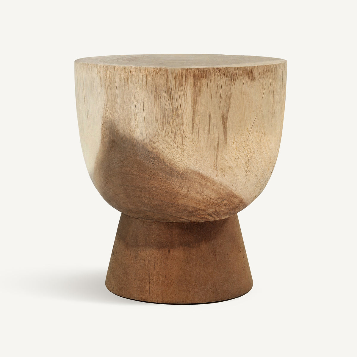 Mesa auxiliar Luzex — Madera suar marrón