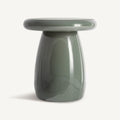 Mesa auxiliar Meres — Madera dm verde brillo