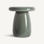 Mesa auxiliar Meres — Madera dm verde brillo