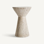 Mesa auxiliar Motrus — Travertino crema