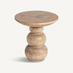 Mesa auxiliar Rimini — Madera de mango marrón