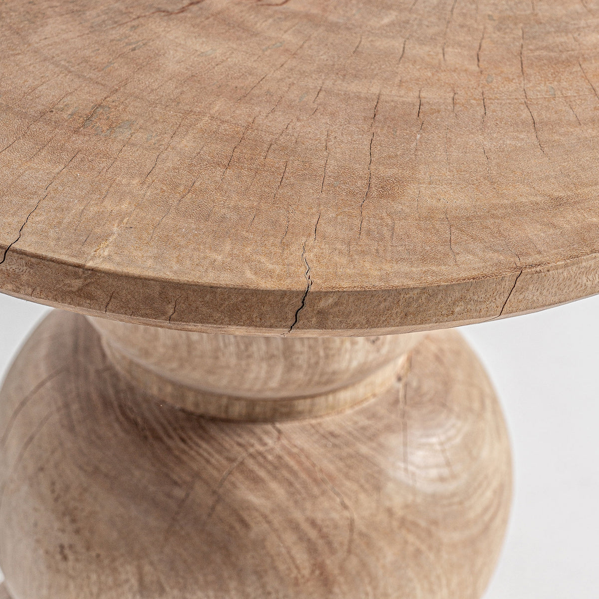 Mesa auxiliar Rimini — Madera de mango marrón