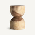 Mesa auxiliar Rimini — Madera suar marrón