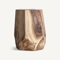 Mesa auxiliar Rimini — Madera suar marrón