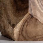Mesa auxiliar Rimini — Madera suar marrón