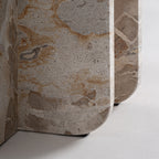 Mesa auxiliar Swalmen — Mármol beige