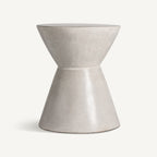 Mesa auxiliar Telfs — Cemento gris