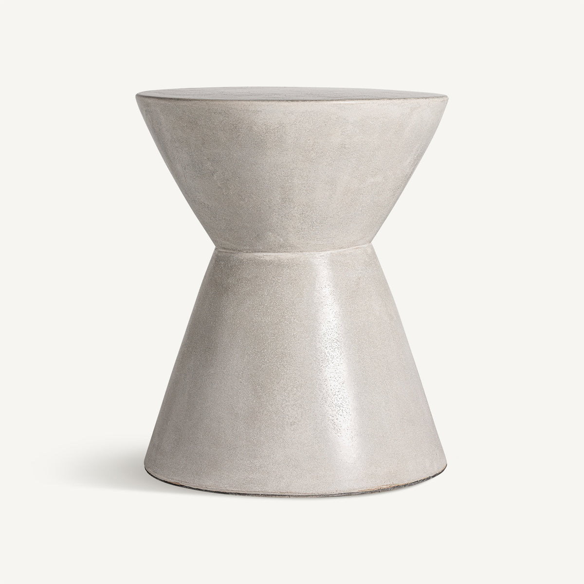 Mesa auxiliar Telfs — Cemento gris