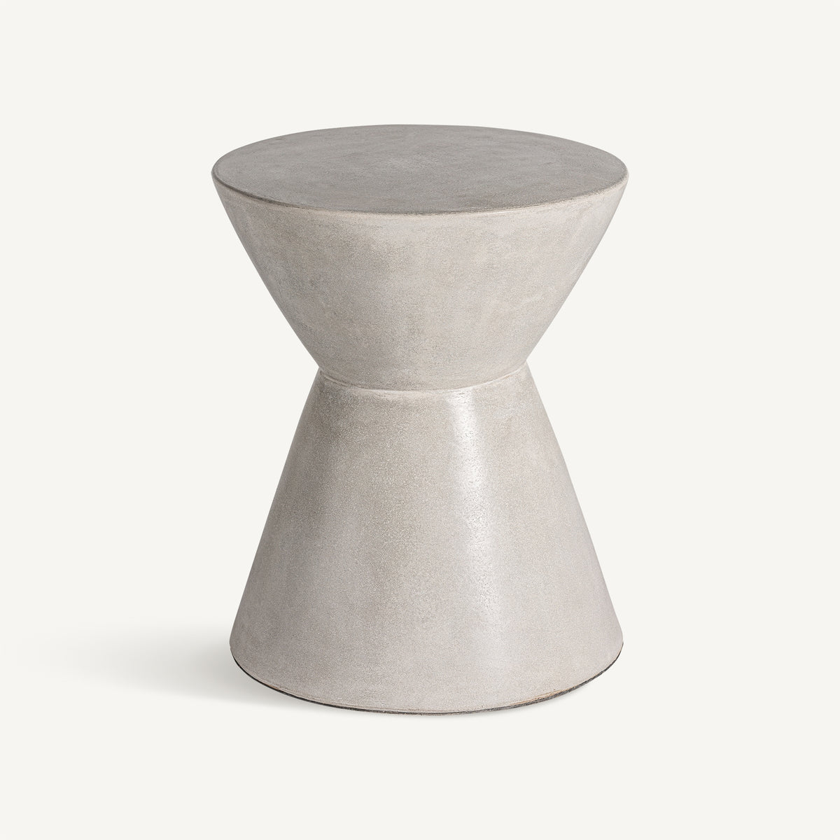 Mesa auxiliar Telfs — Cemento gris