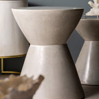 Mesa auxiliar Telfs — Cemento gris