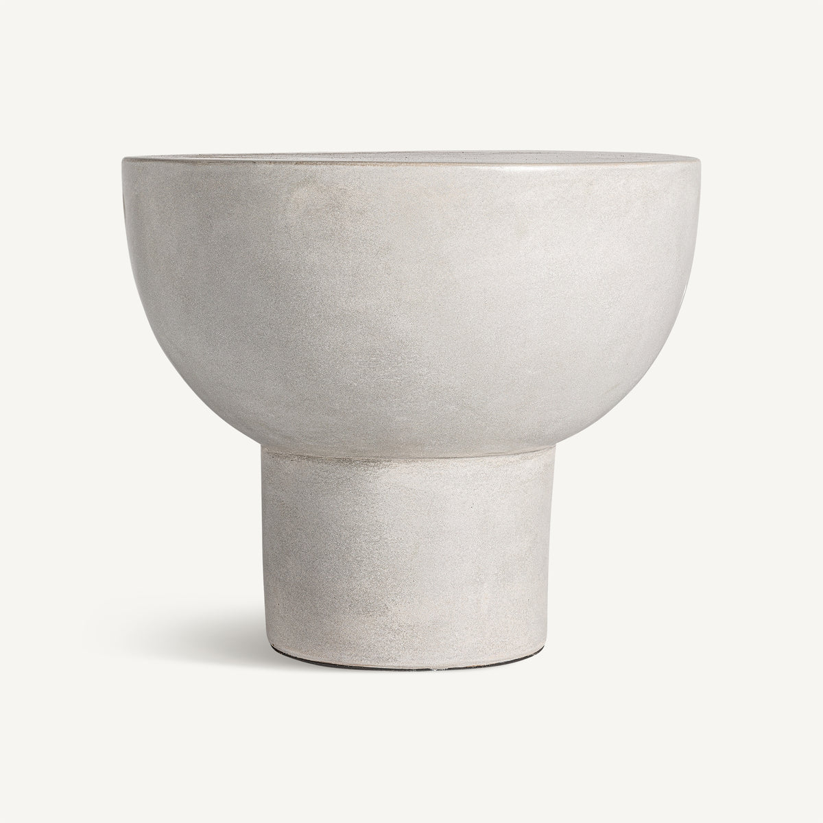 Mesa auxiliar Telfs — Cemento gris