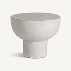 Mesa auxiliar Telfs — Cemento gris