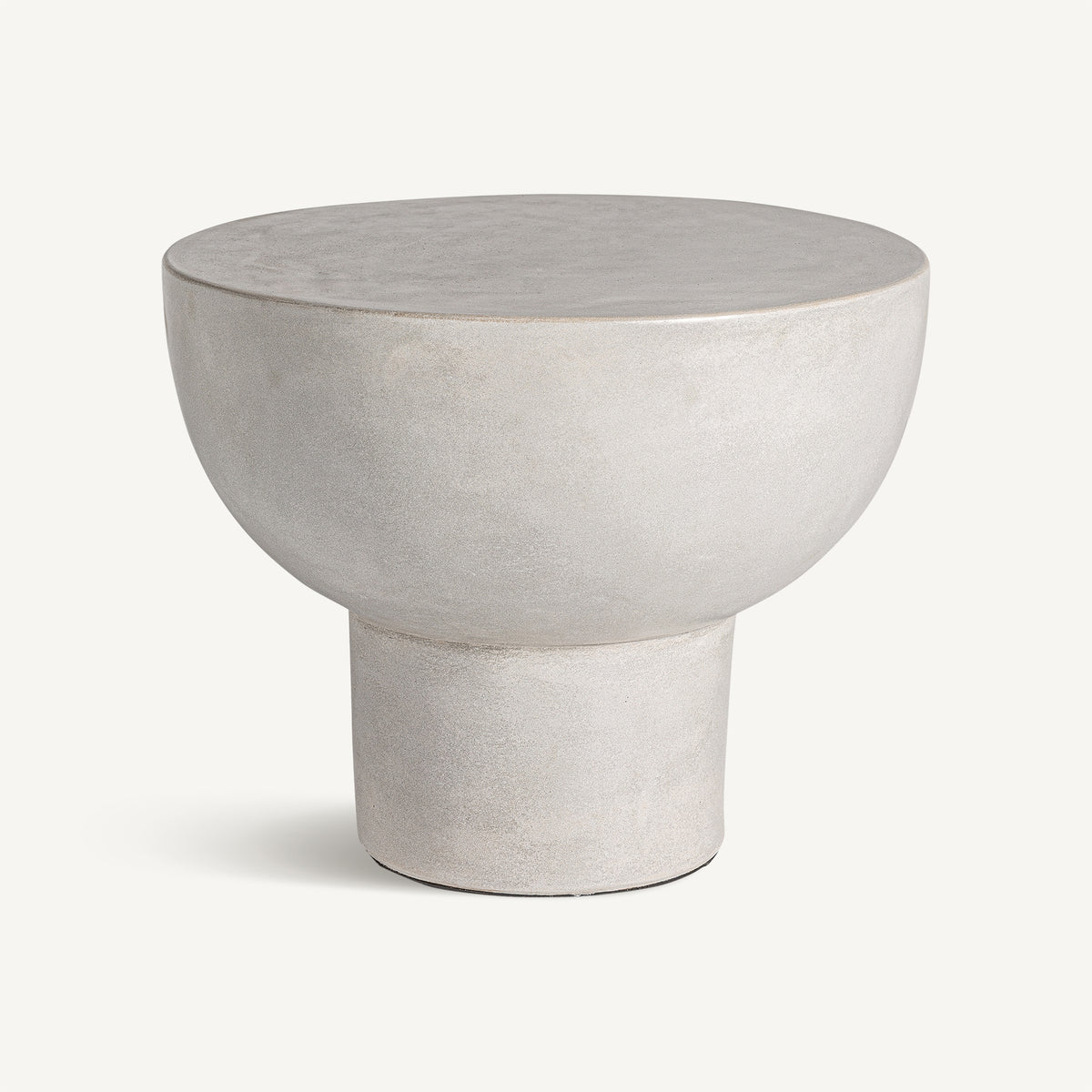 Mesa auxiliar Telfs — Cemento gris