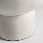 Mesa auxiliar Telfs — Cemento gris