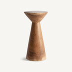Mesa auxiliar Terlano — Madera suar marrón