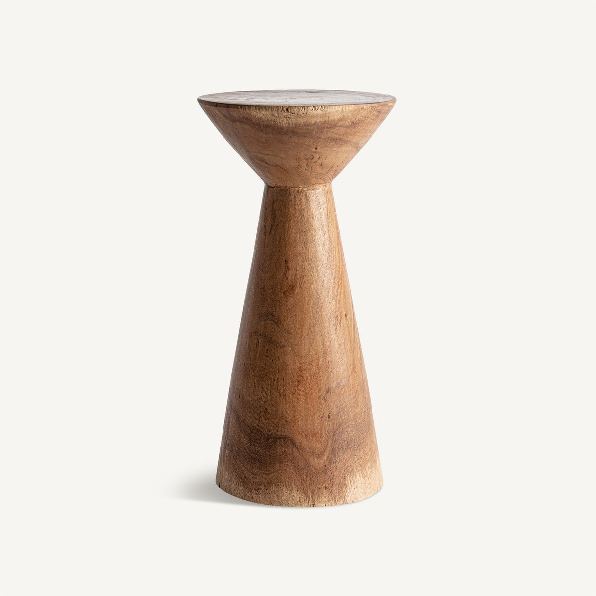 Mesa auxiliar Terlano — Madera suar marrón