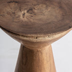 Mesa auxiliar Terlano — Madera suar marrón