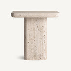 Mesa auxiliar Theuville — Travertino beige