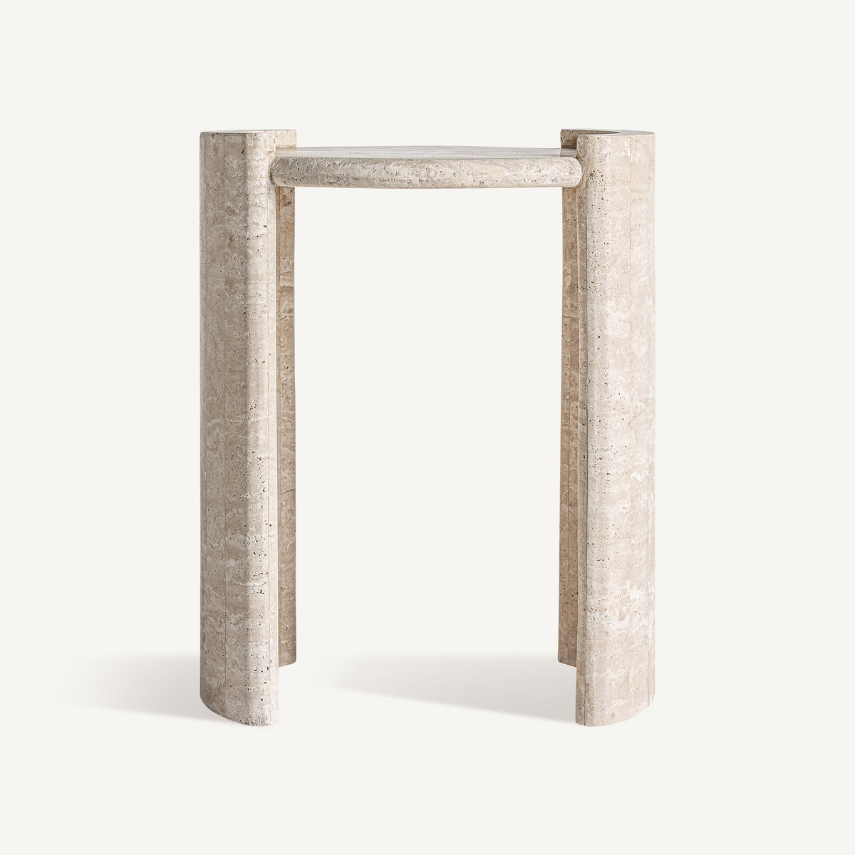 Mesa auxiliar Thiennes — Travertino beige
