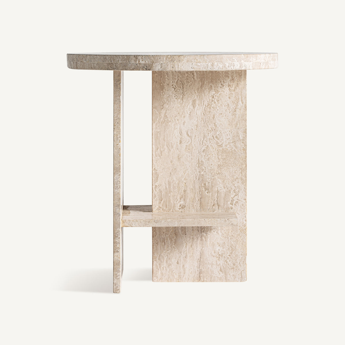 Mesa auxiliar Thiennes — Travertino beige