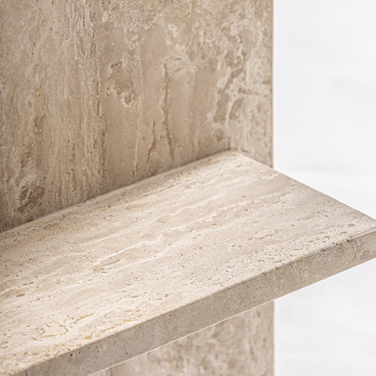 Mesa auxiliar Thiennes — Travertino beige
