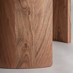 Mesa auxiliar Tivoli — Travertino beige mate