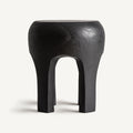 Mesa auxiliar Wahel — Madera suar negro