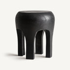 Mesa auxiliar Wahel — Madera suar negro