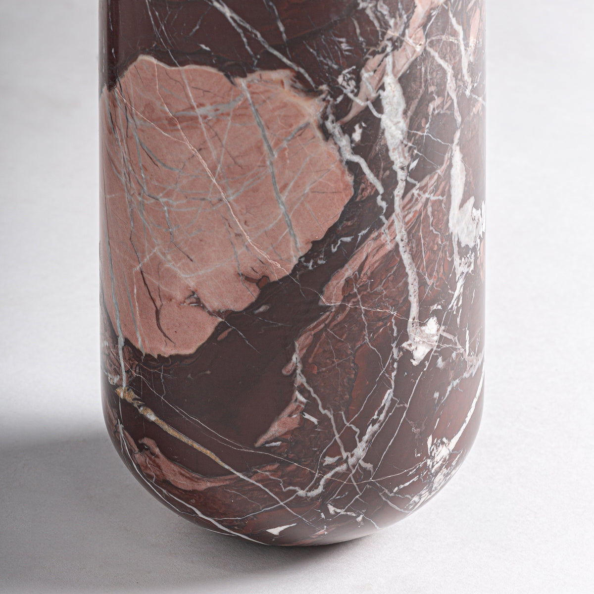 Mesa de centro Bourg — Mármol burdeos brillo
