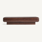 Mesa de centro Flers — Madera de acacia marrón