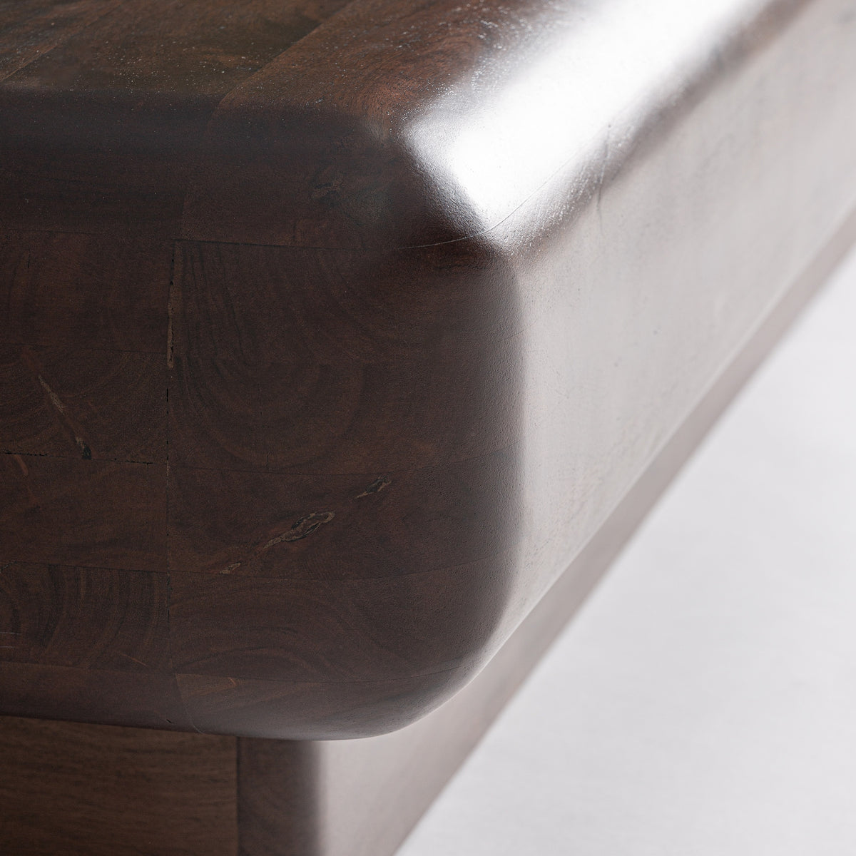 Mesa de centro Flers — Madera de acacia marrón