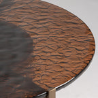 Mesa de centro Giswil — Madera contrachapada marrón