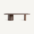 Mesa de centro Kuftein — Madera dm chocolate brillo